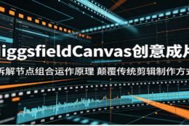 HiggsfieldCanvas创意成片：拆解节点组合运作原理，颠覆传统剪辑制作方式