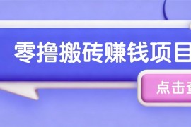 夕夕搬砖项目，零门槛看完就能上手，只需一部手机轻松日收30 