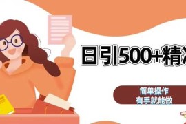 私域引流获客神器，全自动引流玩法日引 500 精准粉 加爆你的微信【揭秘】