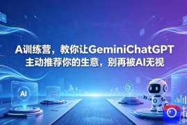 A训练营，教你让GeminiChatGPT主动推荐你的生意，别再被AI无视【原创双语字幕】