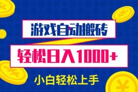 （13934期）游戏自动搬砖，轻松日入1000  小白轻松上手