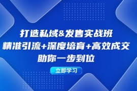 （12642期）打造私域