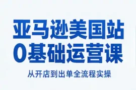 亚马逊美国站0基础运营课
