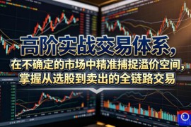 高阶实战交易体系，在不确定的市场中精准捕捉溢价空间，掌握从选股到卖出的全链路交易心法(更新6月)