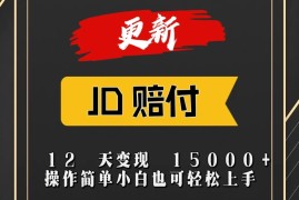 JD暴力掘金12天变现15000 操作简单小白也可轻松上手