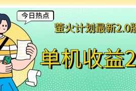 （12238期）萤火计划最新2.0版本单机收益200  即做！即赚！