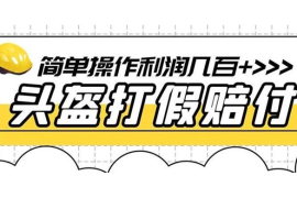 打假 3c 头盔项目，月入过万，小白有手就行 【揭秘】