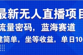 （14174期）最新无人直播项目—美女电影游戏，轻松日入3000 ，蓝海赛道流量密码，…