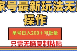 （11909期）百家号 单号一天收益200 ，目前红利期，无脑操作最适合小白