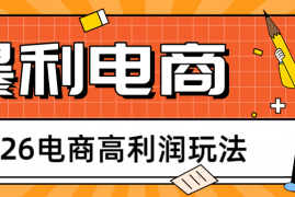 2026闲鱼电商高利润玩法，长期稳定可做，利润高，需求大，日赚500