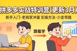 拼多多实战特训营(更新3月