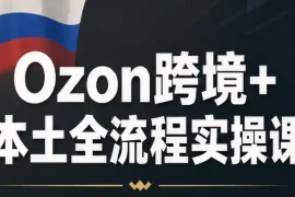 Ozon跨境 本土全流程实操课