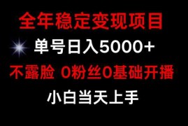 （9798期）小游戏月入15w ，全年稳定变现项目，普通小白如何通过游戏直播改变命运