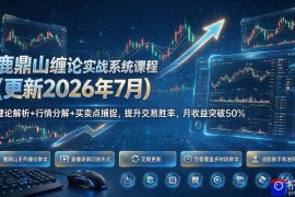鹿鼎山缠论实战系统课程(更新26年7月