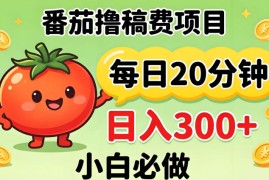 番茄撸稿费，每天20分钟，日入300 ！0门槛躺賺，小白直接抄作业【揭秘】