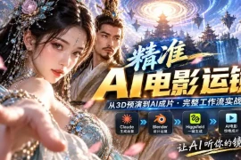 AI视频终于能精准运镜了！Claude Blender Higgsfield免费插件实测