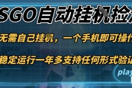 游戏自动挂G捡漏，一个手机即可操作，当天可操作见到结果，新手小白轻松月入1W 【揭秘】