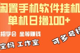 （10735期）一部闲置安卓手机，靠挂机软件日撸100 可放大多号操作