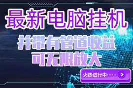 （15036期）电脑挂机单机每天收益300—500  并带有团队管道收益 可无限放大