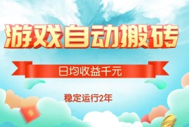 （15589期）热门游戏自动搬砖，日均收益1000 ，稳定运行2年!
