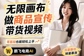 不用模特不用拍，AI生成电商带货视频｜无限画布从0到1搭建教程，全程实操演示，新手也能跟着落地