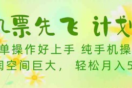 （10099期）机票 先飞计划！用里程积分 兑换机票售卖赚差价 纯手机操作 小白月入5万 