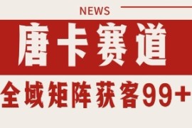 唐卡赛道私域引流获客 自热矩阵SOP日引流99 精准客资【揭秘】