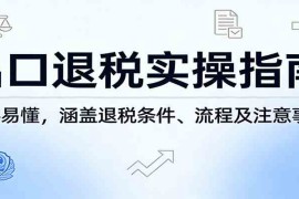 出口退税实操指南：新手易懂，涵盖退税条件、流程及注意事项