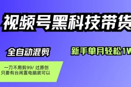 （16321期）视频号黑科技短视频带货，新手也能单月到手1W ，一刀不用剪，零投资