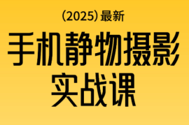 金老师·2025爆款手机静物摄影实战课