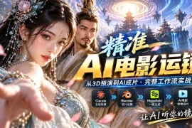 AI视频终于能精准运镜了！Claude   Blender   Higgsfield 免费插件实测