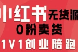 小红书无货源0粉电商课，开店准备、选品策略、笔记撰写、视频剪辑、数据分析、账号打造、资料文档（更新26年4月20日）