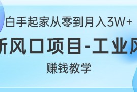 （10663期）白手起家从零到月入3W ，最新风口项目-工业风扇赚钱教学