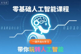 零基础人工智能课程，一键开启AI学习，带你玩转人工智能