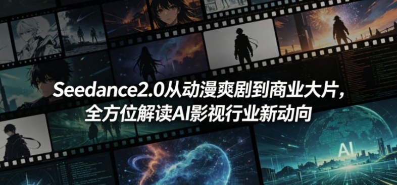 Seedance2.0从动漫爽剧到商业大片，全方位解读AI影视行业新动向