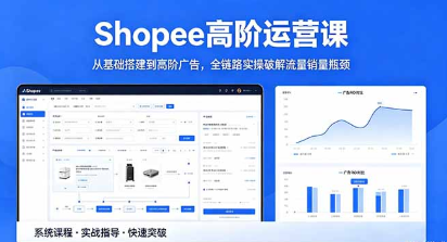 Shopee高阶运营课-2026年5月更新，从基础搭建到高阶广告，全链路实操破解流量销量瓶颈