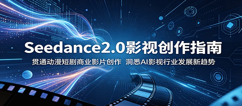 Seedance2.0影视创作指南：贯通动漫短剧商业影片创作，洞悉AI影视行业发展新趋势