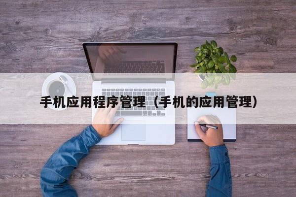 手机应用程序管理（手机的应用管理）